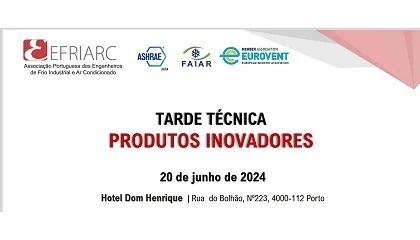 Foto de Efriarc com tarde tcnica sobre produtos inovadores