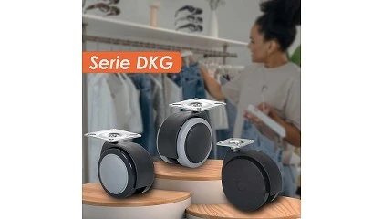 Foto de Ruedas Alex presenta la Serie DKG: innovacin en movilidad para mobiliario de alta carga