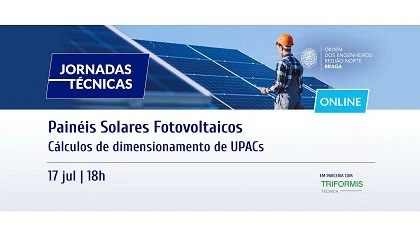 Foto de Jornadas tcnicas Painis Solares Fotovoltaicos: Clculos de dimensionamento de UPCAs