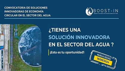 Foto de BIOAZUL anuncia la extensin de la convocatoria BOOST-IN para soluciones de Economa Circular en el sector del agua