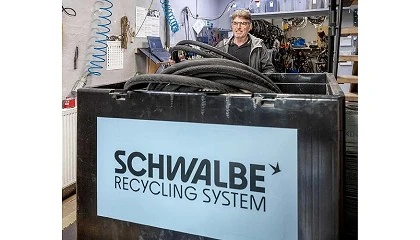 Foto de El 70% de los neumticos de Schwalbe se fabricarn con el sistema de reciclaje de la marca