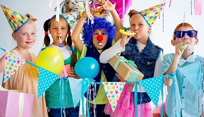 Foto de Carnaval y fiestas, diversin en grupo y disfrazados