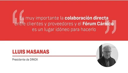 Foto de Lluis Masanas, presidente de Dinox: Es muy importante la colaboracin directa entre clientes y proveedores y el Frum Crnico es un lugar idneo para hacerlo