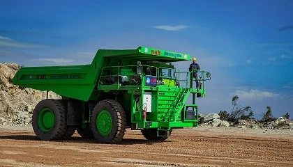 Foto de Nuh Cement y ABB completan la reconversin de un camin de transporte de propulsin disel a propulsin totalmente elctrica con cero emisiones