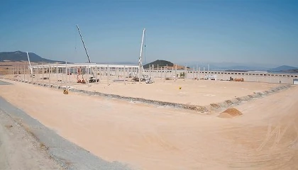 Foto de Las obras de construccin de la planta de ensamblaje de bateras de Mobis Espaa en VGP Park Pamplona Noin continan segn el calendario previsto