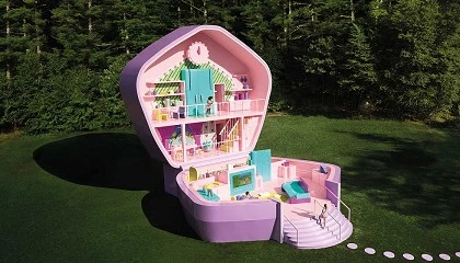 Foto de La casa-cofre de Polly Pocket ahora en tamaño real