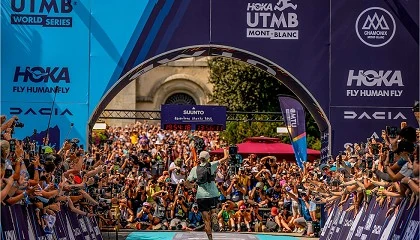 Foto de Vibram, protagonista en el HOKA UTMB Mont-Blanc 2024