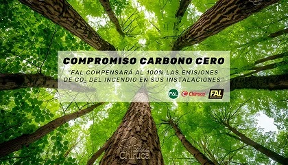 Foto de FAL compensar las emisiones de CO2 liberadas en el incendio en sus instalaciones