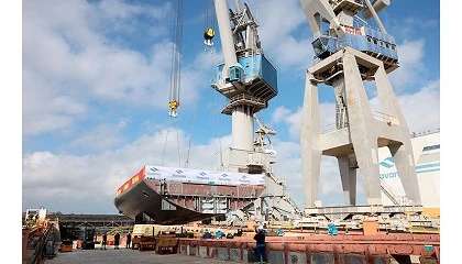 Foto de Navantia San Fernando pone la quilla del patrullero de altura para la Marina Real de Marruecos