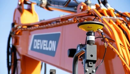 Foto de Develon y Leica desarrollan un nuevo sistema de guiado de maquinaria 3D para la excavadora DX225LC-7X