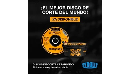 Foto de Tyrolit presenta el nuevo disco de corte Cerabond X, para resultados ms rpidos, precisos y eficientes