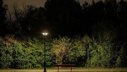 Foto de Paseo del Arga, Navarra: renovacin con LED en temperaturas de color ultraclidas para reducir la contaminacin lumnica