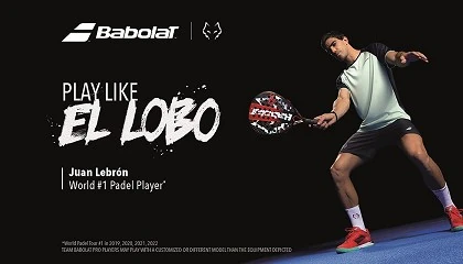 Foto de Babolat incorpora a la coleccin Juan Lebrn una nueva camiseta y unas revolucionarias zapatillas