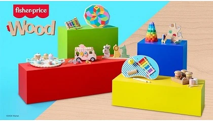 Foto de Fisher-Price lanza una nueva coleccin de juguetes de madera para toda la vida