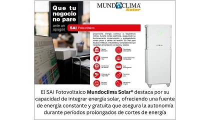 Foto de Salvador Escoda lanza el nuevo SAI Fotovoltaico de Mundoclima Solar