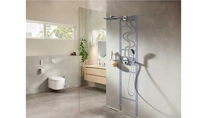 Foto de Grohe Rapido Shower Frame simplifica la instalacin