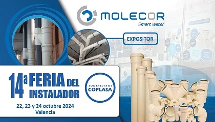 Foto de Molecor participa un ao ms en la 14 Feria del Instalador de Coplasa