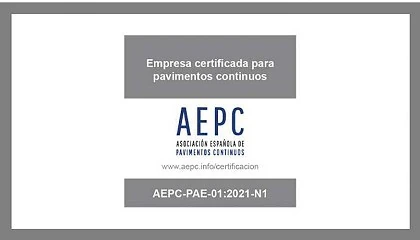 Foto de La certificación de AEPC consolida la calidad y especialización en pavimentos continuos