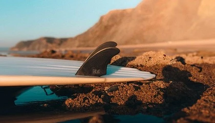 Foto de Sieve Fins apuesta por compuestos reciclados para mejorar las quillas de tablas de surf