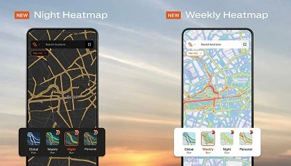 Foto de Strava ahora mostrará mapas de actividad nocturnos y semanales