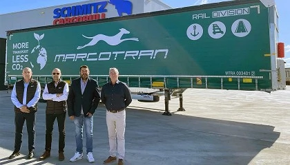 Foto de Marcotran potencia su estrategia intermodal con 30 semirremolques Schmitz Cargobull