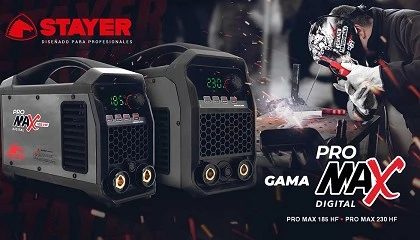 Foto de Stayer presenta los nuevos soldadores inverter PRO MAX 185 y 230 HF