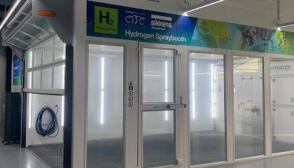 Foto de AkzoNobel instala una cabina de pintura alimentada por hidrgeno en un centro de formacin automotriz