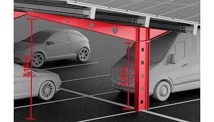 Foto de K2 Systems lanza su innovador sistema de carport solar sencillo, flexible y estético