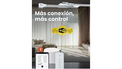 Foto de AM50 Plus Wifi, el nuevo motor para el control remoto de cortinas