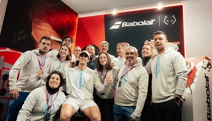 Foto de Babolat presenta la nueva coleccin Juan Lebron en Premier Padel Barcelona