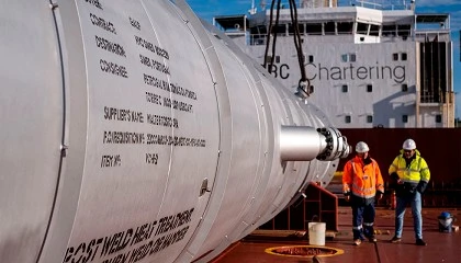 Foto de La refinera de Galp en Sines recibe tres reactores para la produccin de biocombustibles avanzados