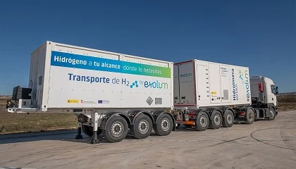 Foto de Exolum pone en servicio su primera hidrolinera porttil de acceso pblico para vehculos de pila de combustible