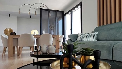 Foto de Una vivienda moderna, elegante y acogedora