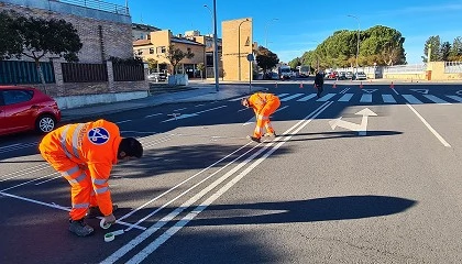 Foto de El Ayuntamiento de Salamanca pone en marcha un tramo ciclista compartido