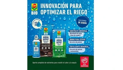 Foto de Compo Bio Aqua Depot, elegido Producto del Ao 2025 por su innovacin en el cuidado de las plantas en perodos secos