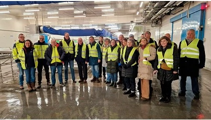 Foto de La delegacin del puerto de Vigo visita la lonja de Concarneau en Francia