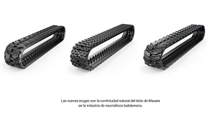 Foto de Tres nuevas orugas de caucho de Maxam Tire