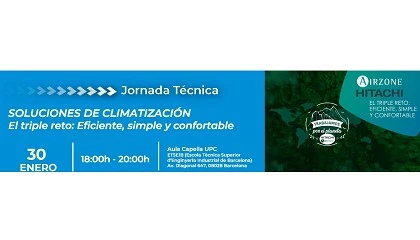 Foto de Airzone e Hitachi presentarn soluciones para la eficiencia energtica en la jornada organizada por Actecir