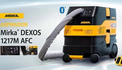 Foto de Mirka lanza el aspirador Dexos 1217M AFC para un lijado libre de polvo an ms eficiente