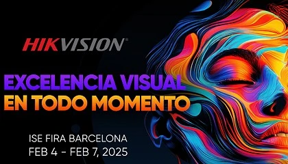 Foto de Hikvision presenta la nueva pantalla LED COB 8K en ISE 2025