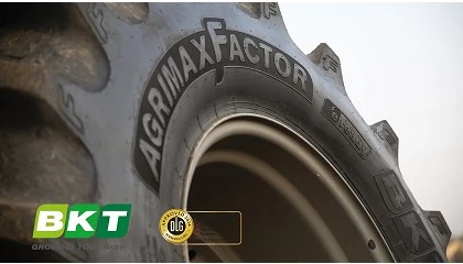 Foto de BKT obtiene la marca de calidad DLG Approved con el neumtico AgrimaxFactor