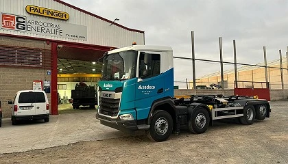 Foto de Nuevo polibrazo Palfinger en la flota de Sadeco Crdoba