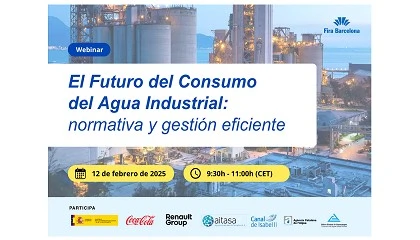 Foto de Fira de Barcelona y el Miteco organizan el webinar El futuro del consumo del agua industrial: normativa y gestin eficiente