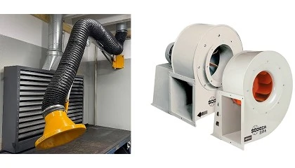 Foto de Exausto localizada em aplicaes industriais e laboratrios