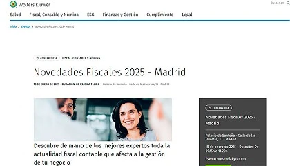 Foto de Wolters Kluwer inicia nuevo ciclo de Jornadas sobre 'Novedades Fiscales y Laborales' con las Cmaras de Comercio