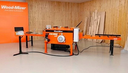 Foto de La canteadora de tablas Wood-Mizer EG350 optimiza el rendimiento del aserradero