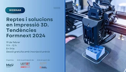 Foto de Clster MAV organiza un webinar sobre las nuevas tendencias en impresin 3D