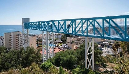 Foto de Nuevo ascensor panormico para el Parque de La Batera de Torremolinos