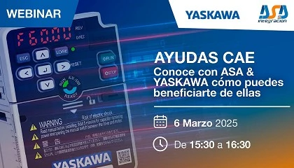 Foto de Yaskawa y ASA-Innovantia organizan un webinar sobre ayudas CAE y automatizacin