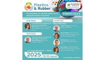 Foto de Plastics Europe participar en la 2 edicin de Plastics & Rubber, con una jornada para abordar el reto de la competitividad de la industria